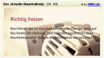 Haushaltstips